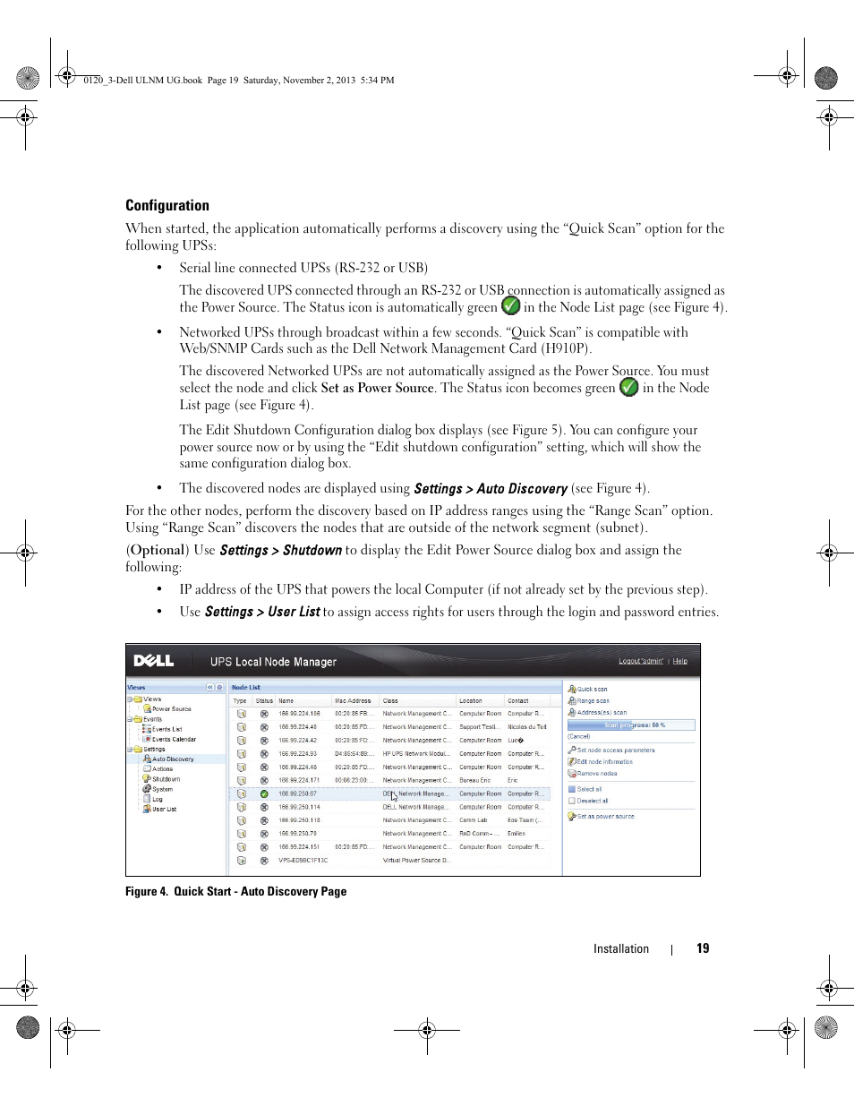 Configuration | Dell UPS 1000T User Manual | Page 19 / 147