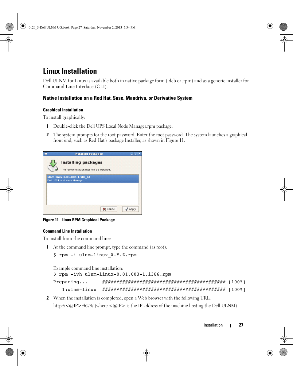 Linux installation | Dell UPS 1000T User Manual | Page 27 / 147