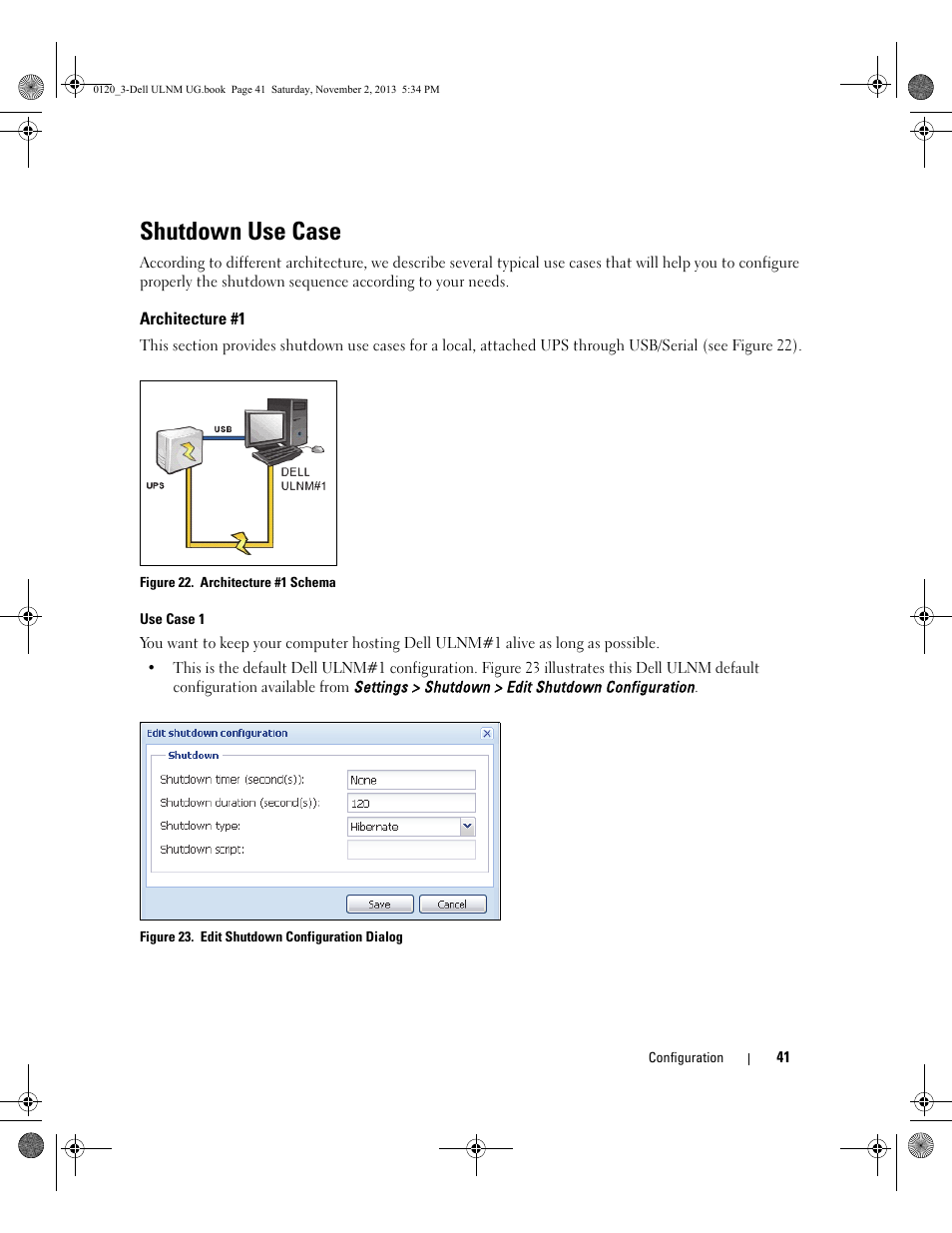 Shutdown use case | Dell UPS 1000T User Manual | Page 41 / 147