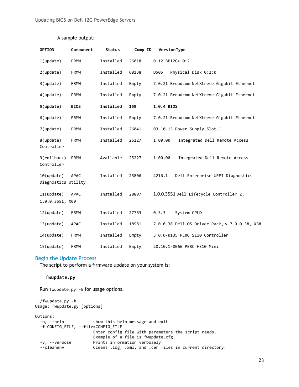 Dell POWEREDGE R620 User Manual | Page 23 / 29