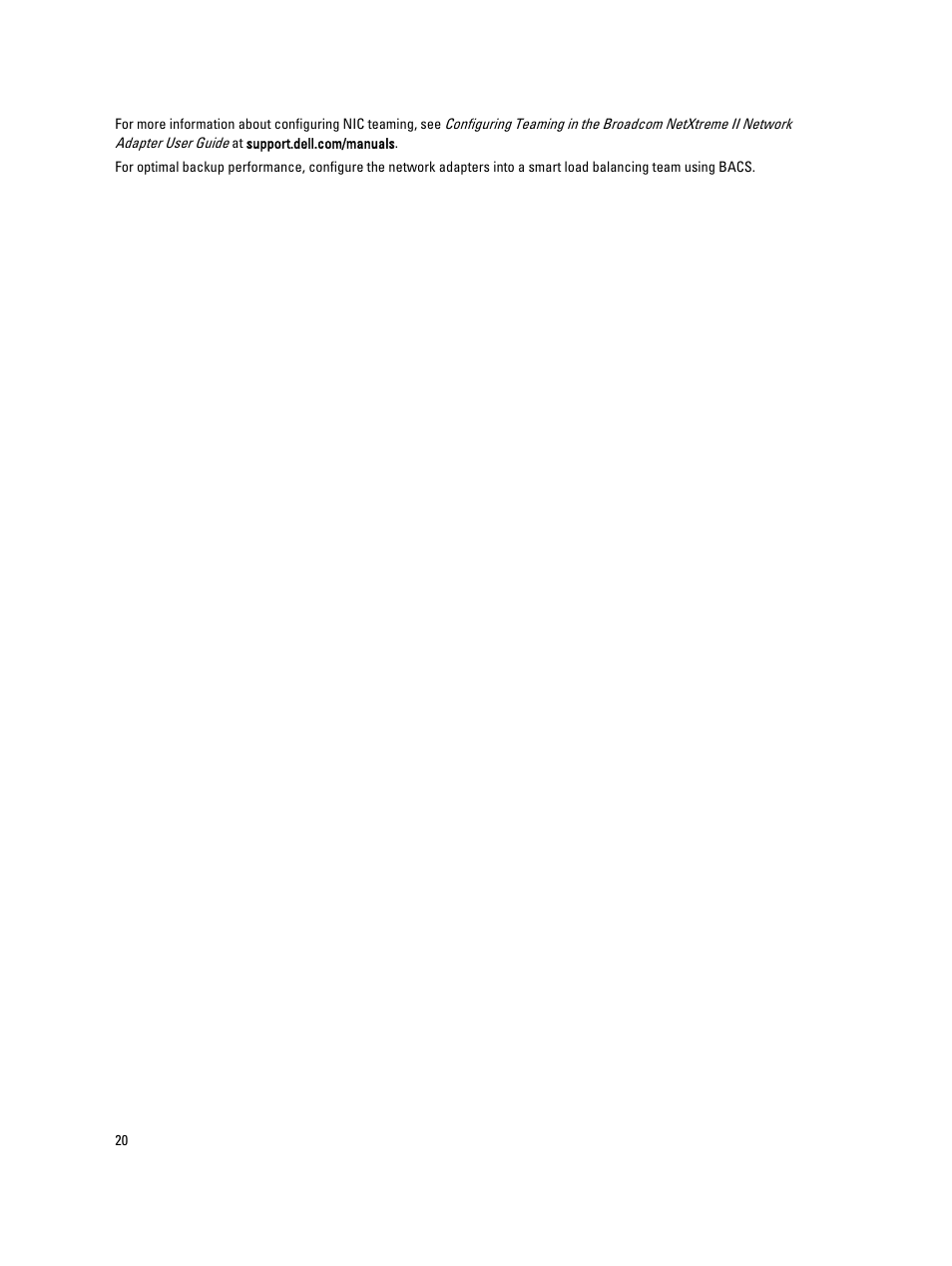 Dell PowerVault DL2000 User Manual | Page 20 / 69