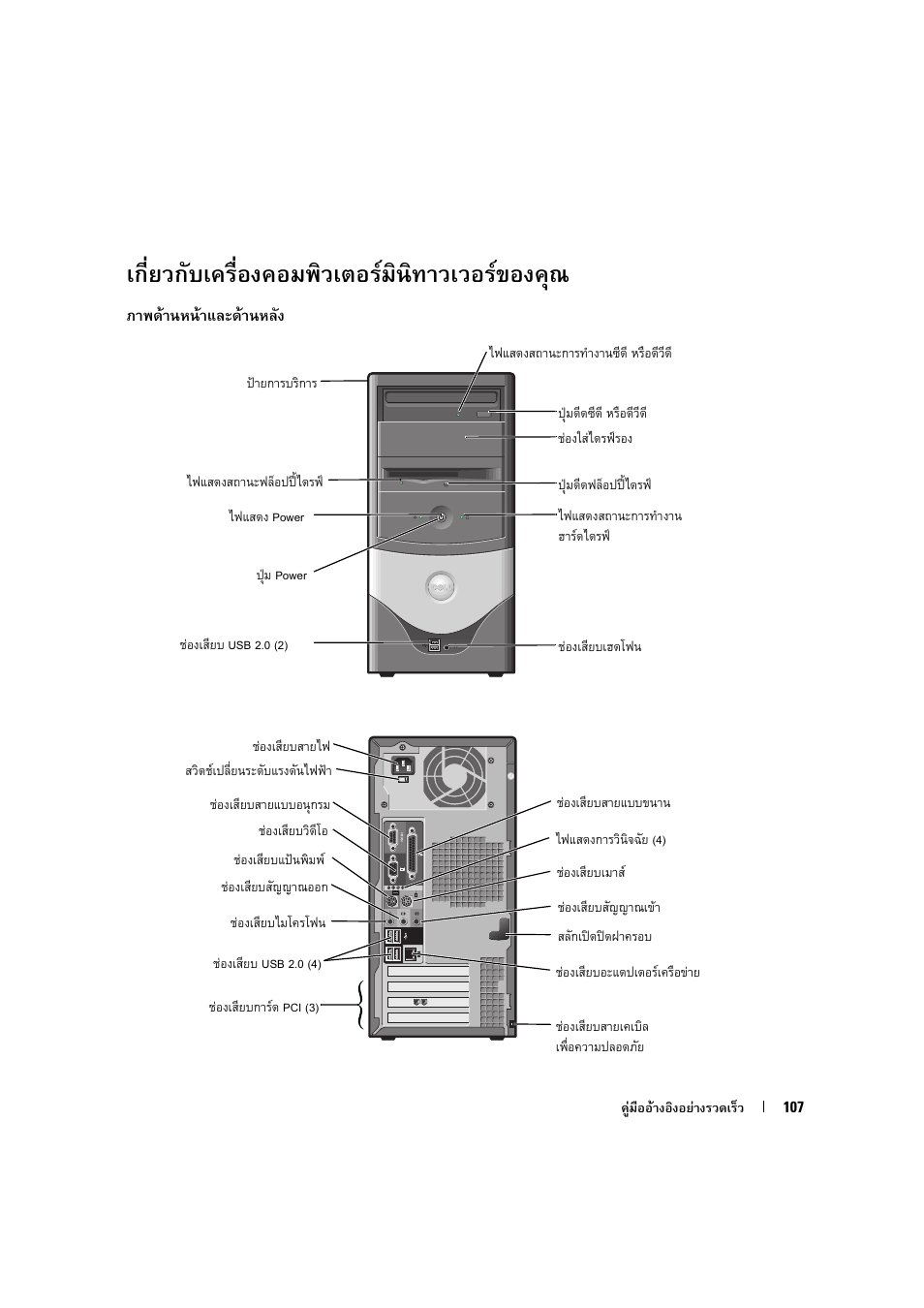 Dell OptiPlex 170L User Manual | Page 107 / 128