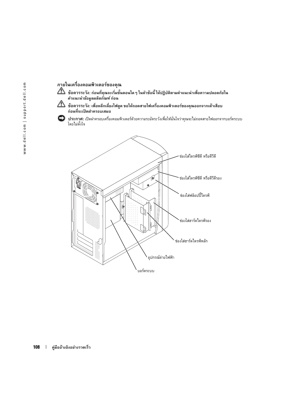 Dell OptiPlex 170L User Manual | Page 108 / 128