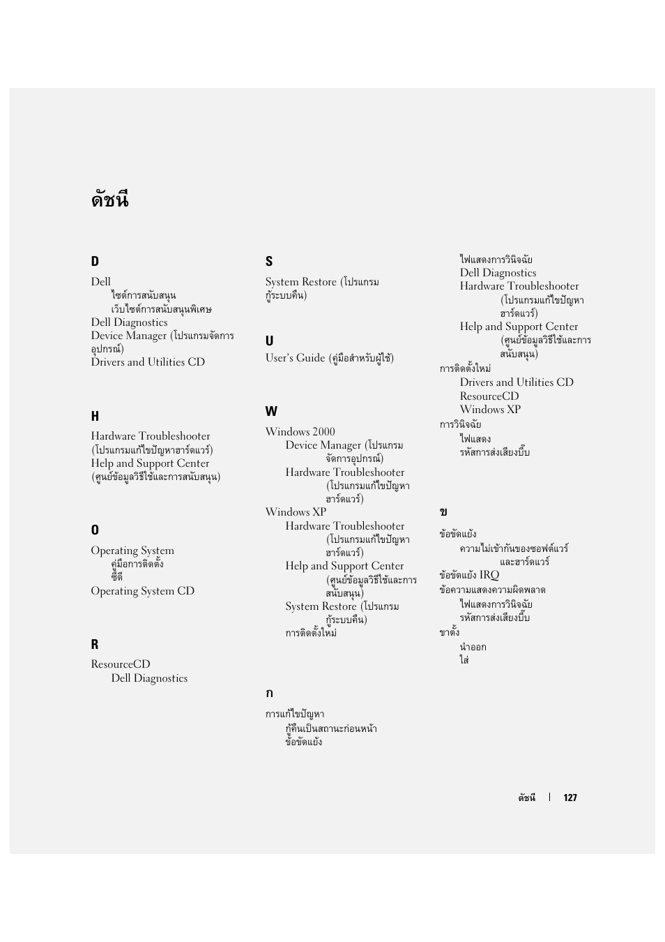 Dell OptiPlex 170L User Manual | Page 127 / 128