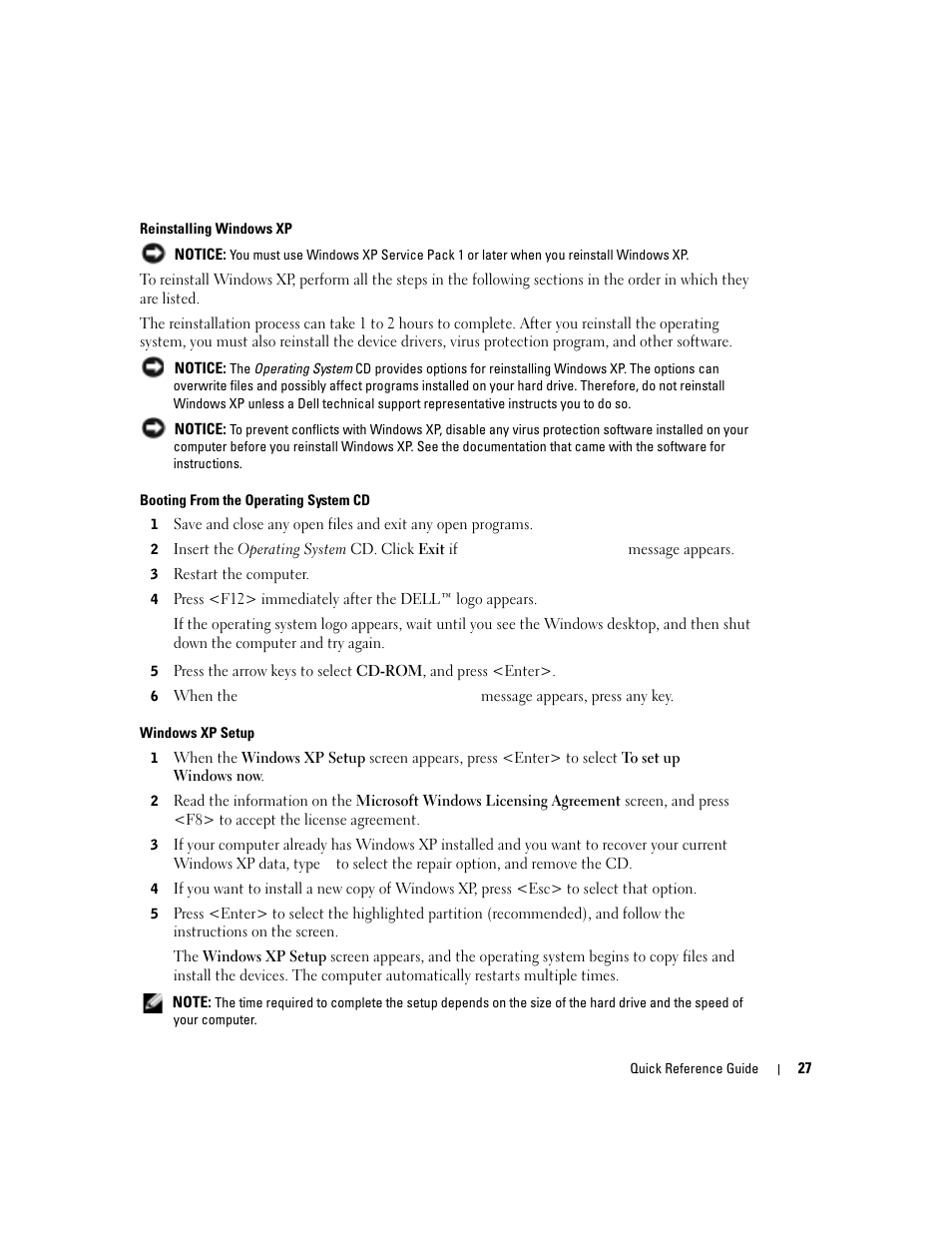 Dell OptiPlex 170L User Manual | Page 27 / 128