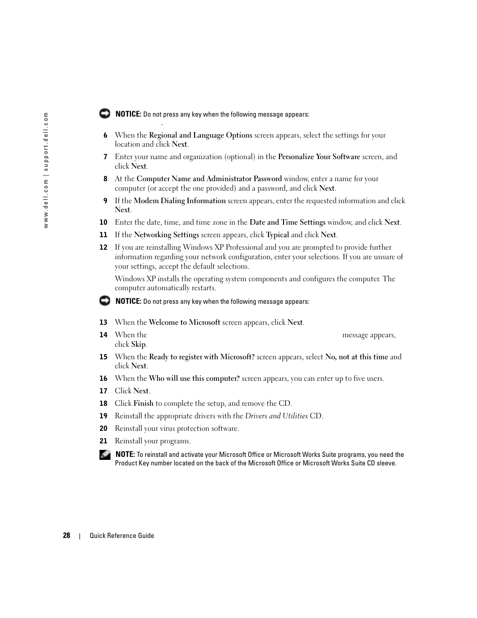 Dell OptiPlex 170L User Manual | Page 28 / 128