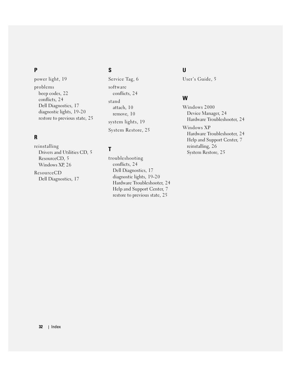 Dell OptiPlex 170L User Manual | Page 32 / 128