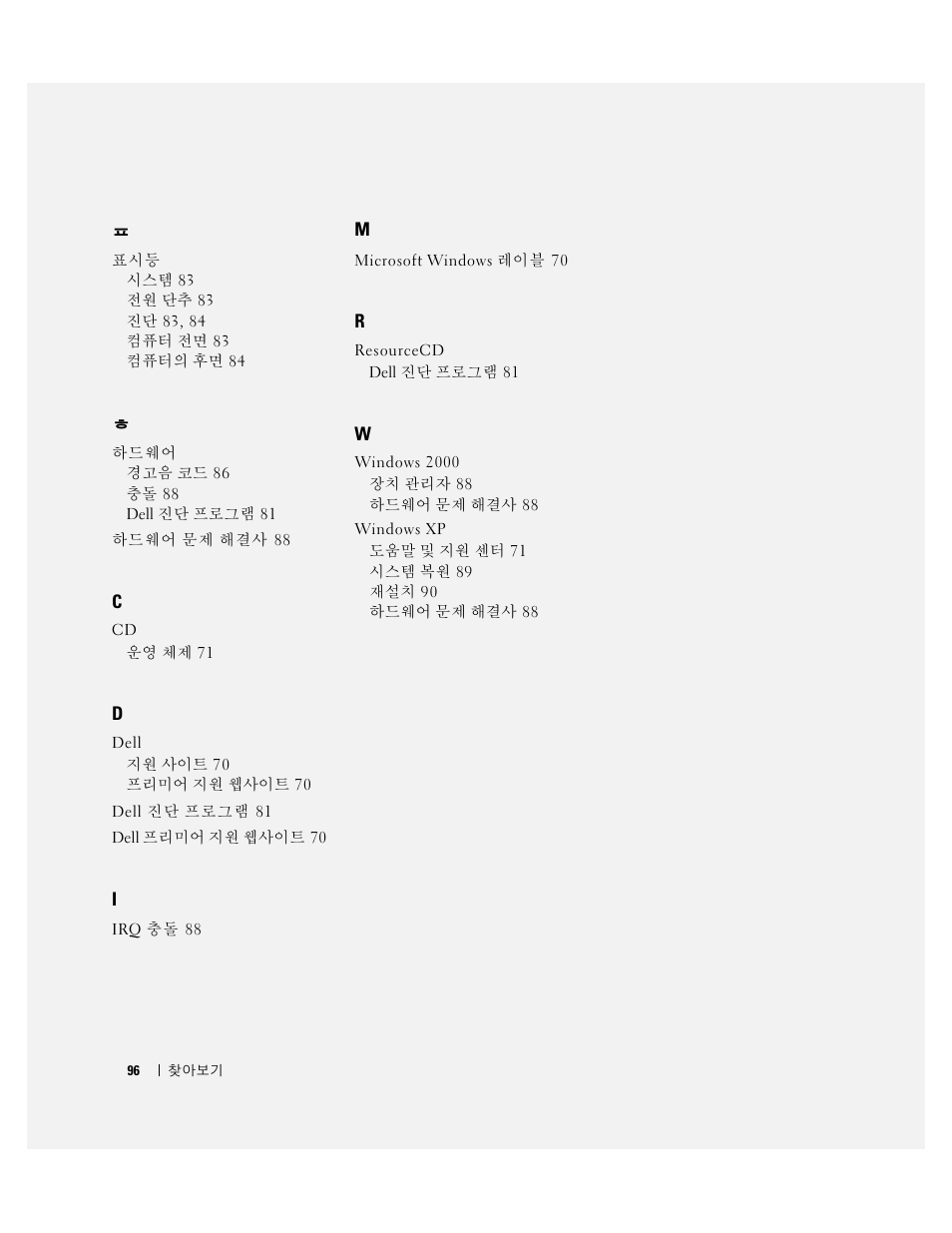 Dell OptiPlex 170L User Manual | Page 96 / 128