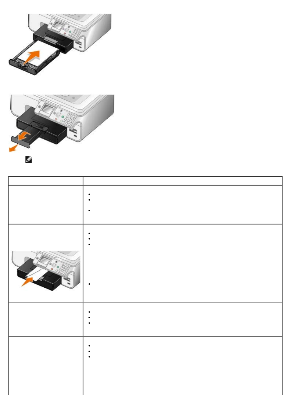 Print media guidelines | Dell 966 All In One Photo Printer User Manual | Page 65 / 135