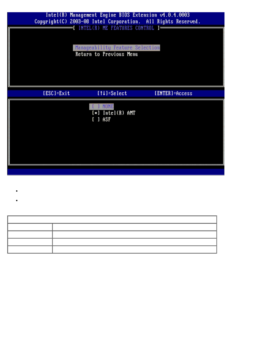 Intel me power control, Intel me on in host sleep states, Me on in host sleep states | Dell Precision M2400 (Mid 2008) User Manual | Page 11 / 143