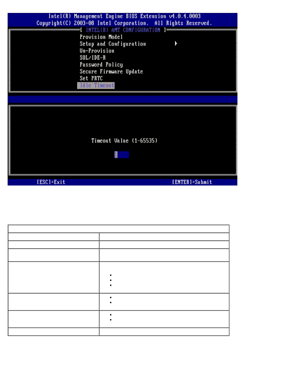 Intel amt in dhcp mode settings example, Intel amt in static mode settings example | Dell Precision M2400 (Mid 2008) User Manual | Page 26 / 143