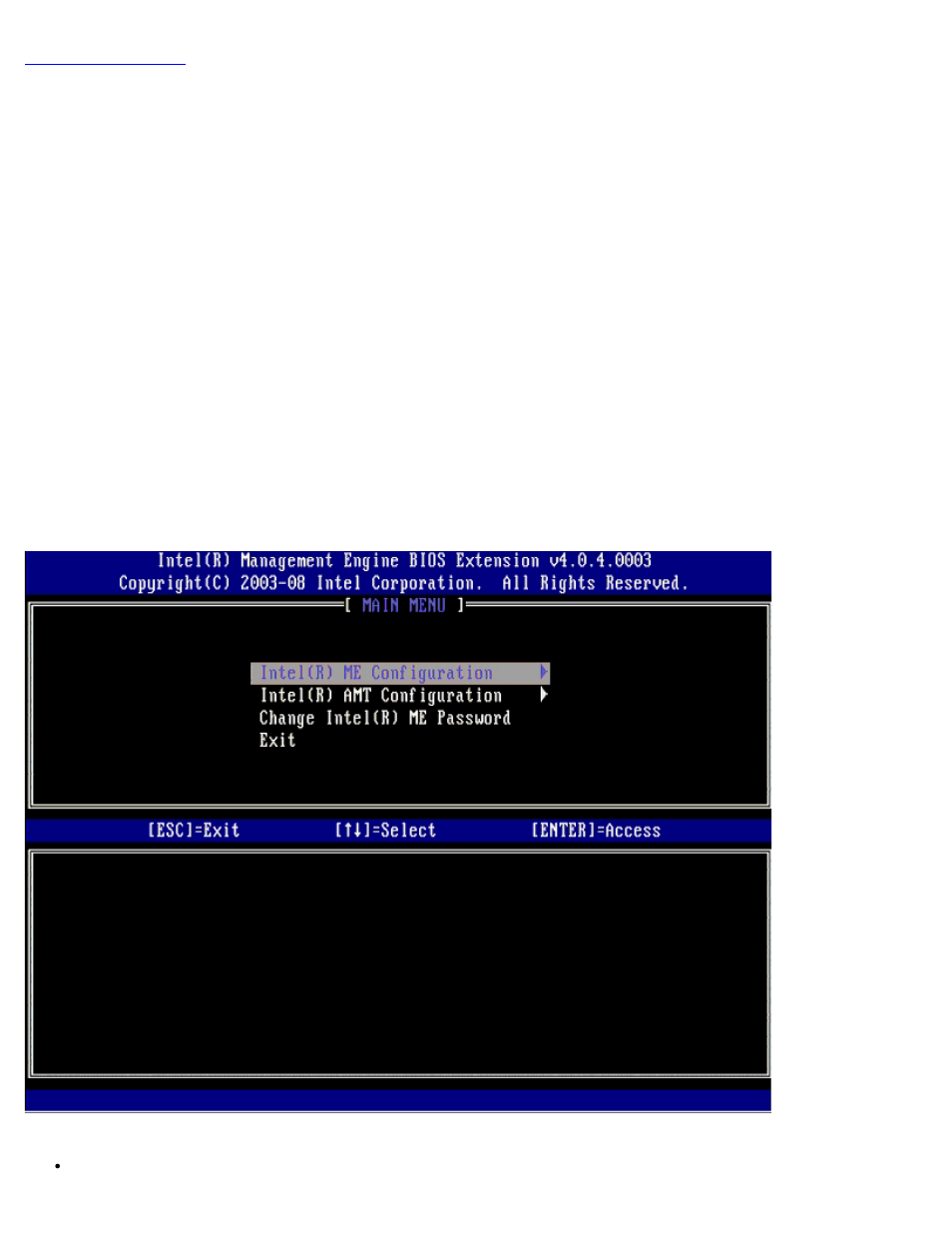 Mebx settings overview, Access mebx configuration user interface | Dell Precision M2400 (Mid 2008) User Manual | Page 6 / 143