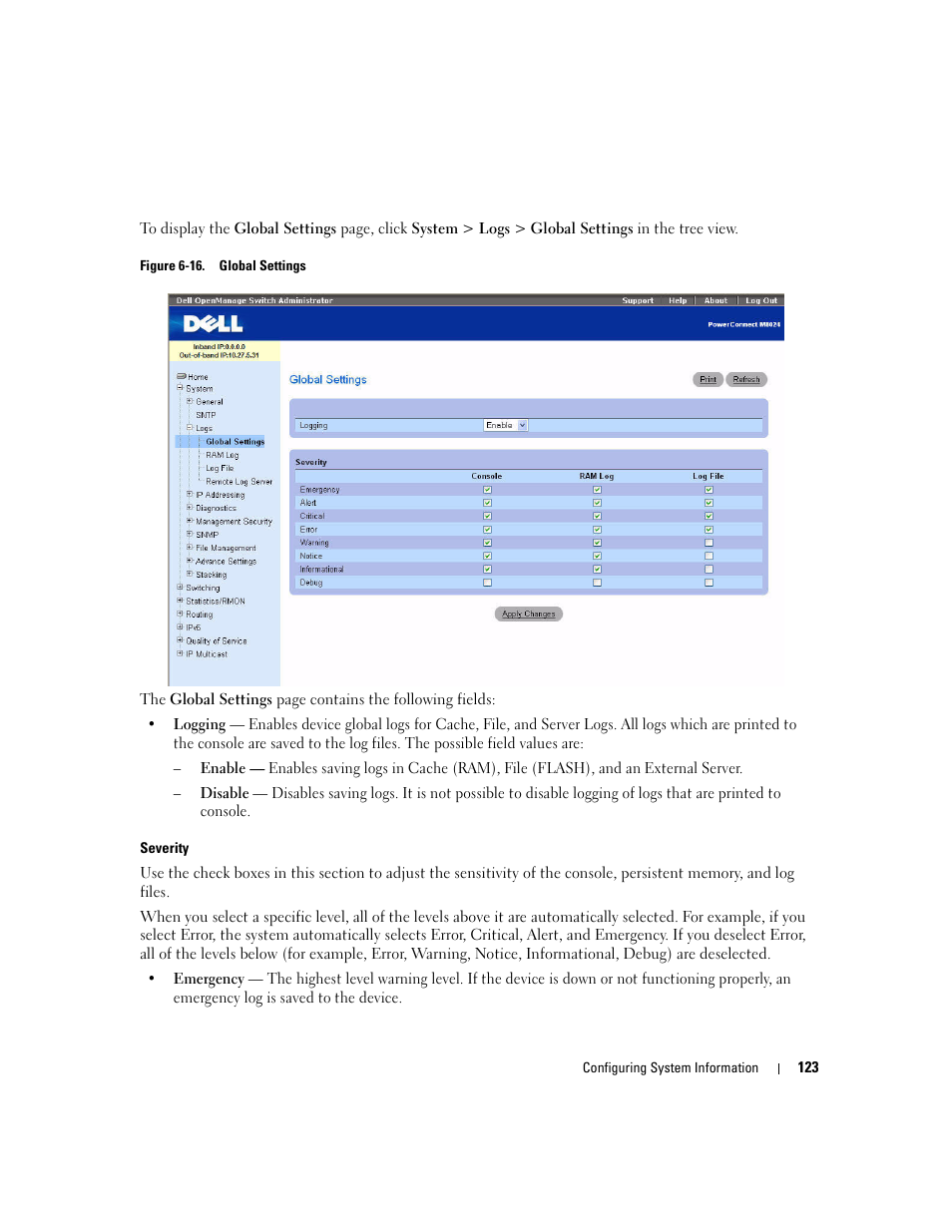 Dell POWEREDGE M1000E User Manual | Page 125 / 737