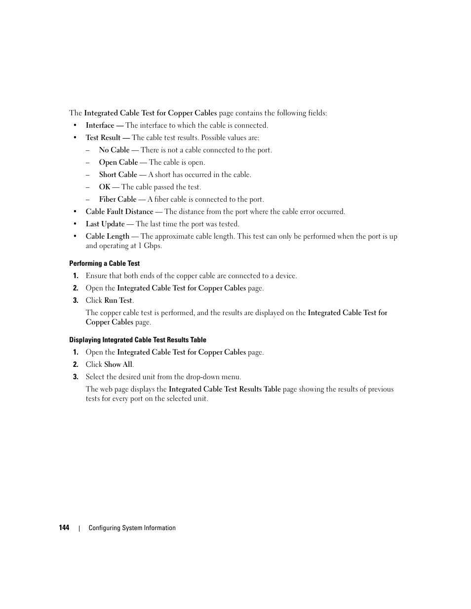 Dell POWEREDGE M1000E User Manual | Page 146 / 737