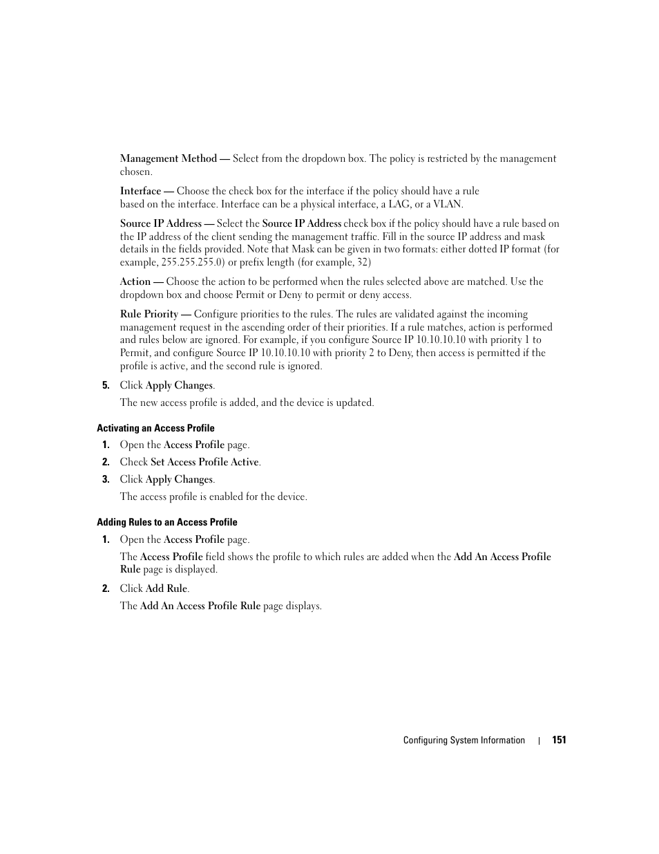 Dell POWEREDGE M1000E User Manual | Page 153 / 737