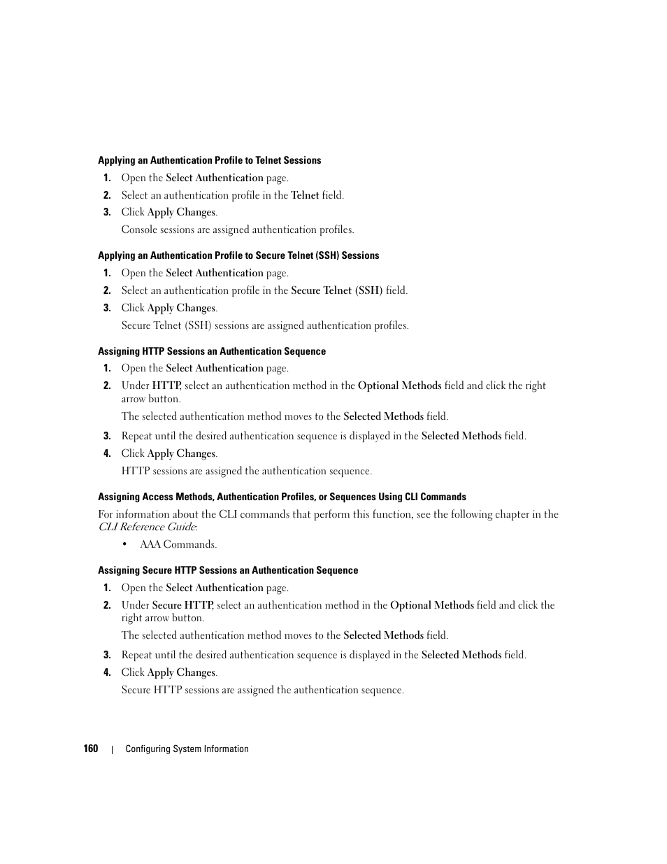 Dell POWEREDGE M1000E User Manual | Page 162 / 737