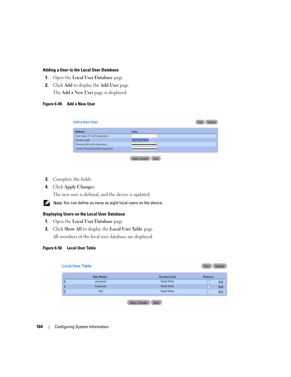 Dell POWEREDGE M1000E User Manual | Page 166 / 737