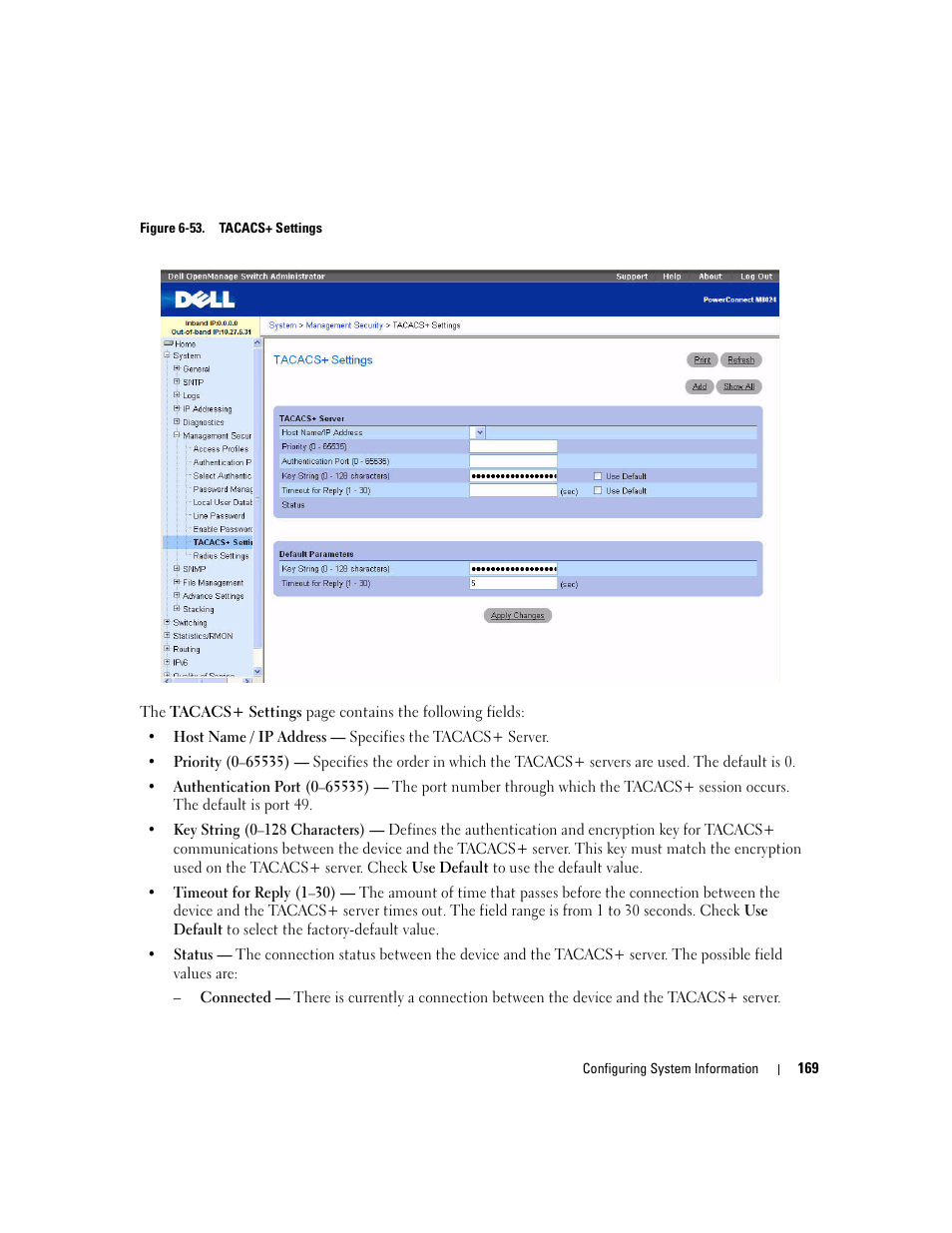 Dell POWEREDGE M1000E User Manual | Page 171 / 737