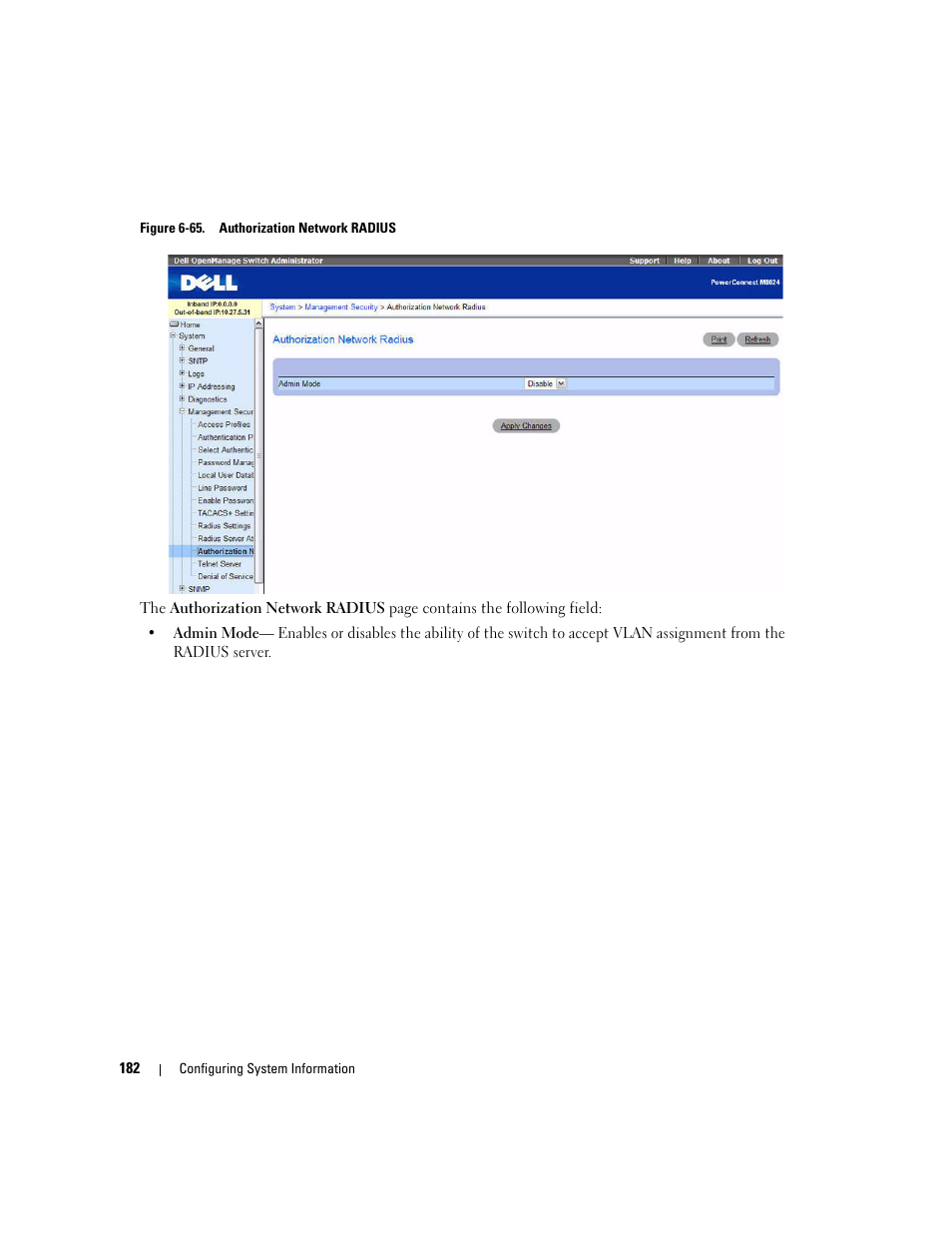 Dell POWEREDGE M1000E User Manual | Page 184 / 737