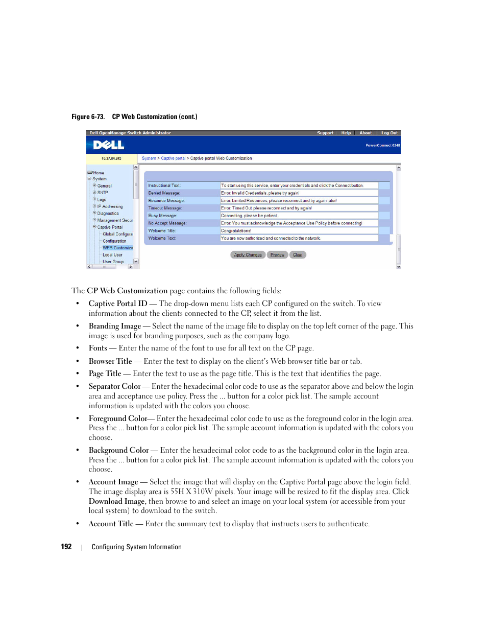 Dell POWEREDGE M1000E User Manual | Page 194 / 737