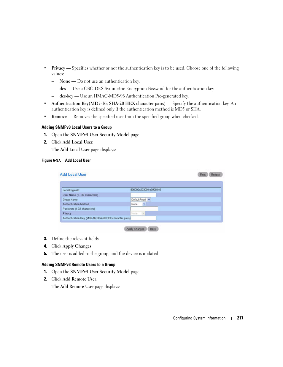 Dell POWEREDGE M1000E User Manual | Page 219 / 737