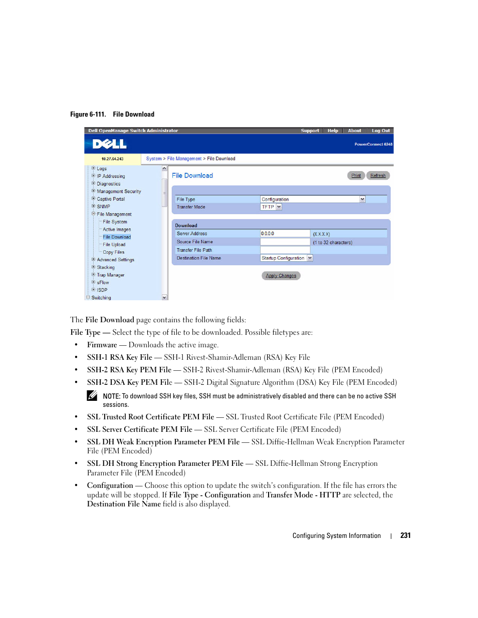 Dell POWEREDGE M1000E User Manual | Page 233 / 737