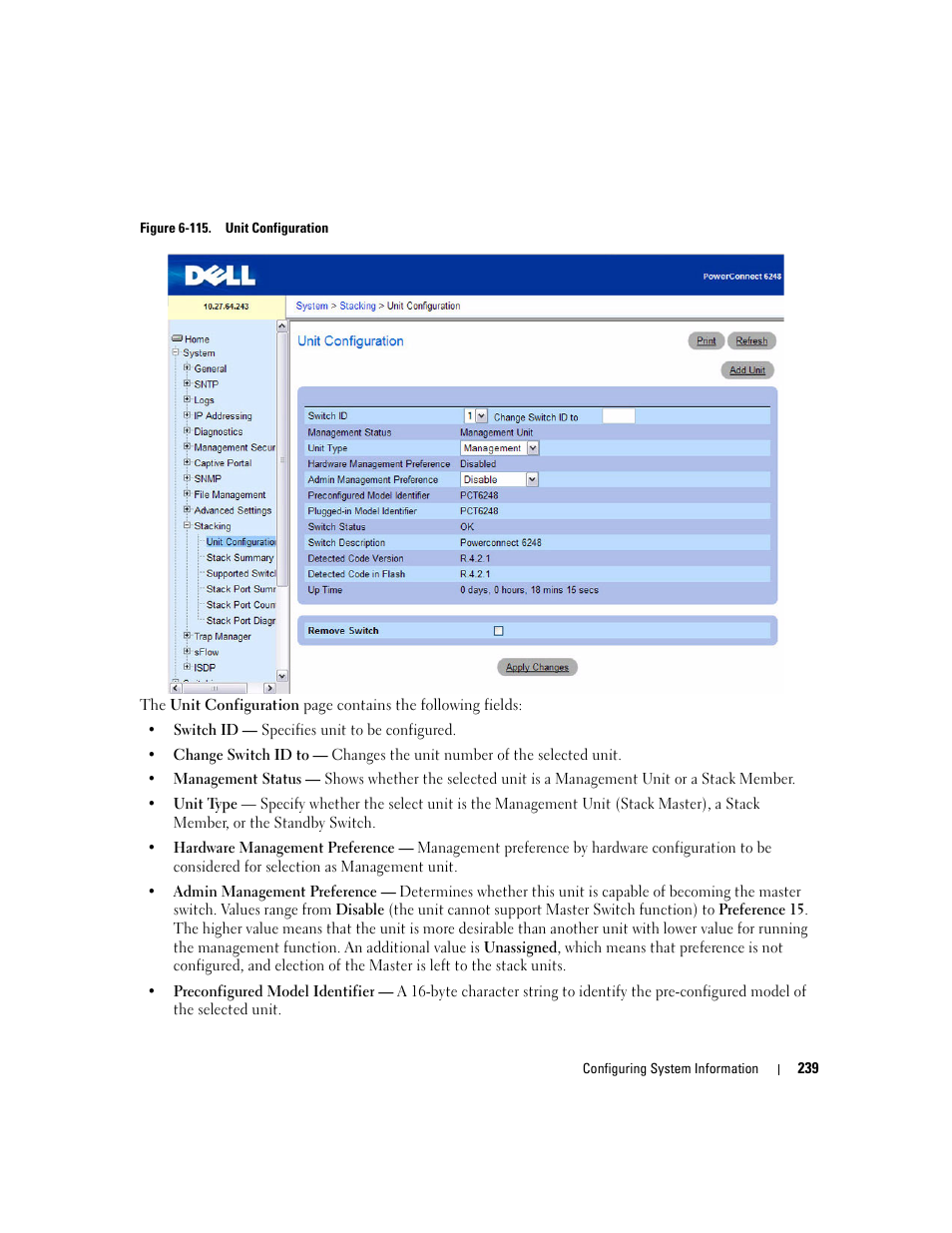 Dell POWEREDGE M1000E User Manual | Page 241 / 737