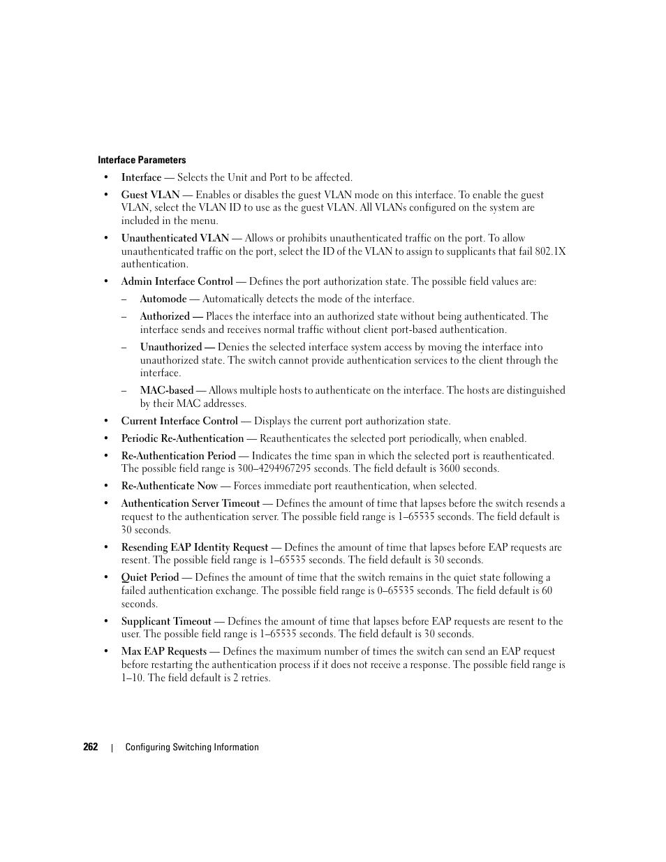 Dell POWEREDGE M1000E User Manual | Page 264 / 737