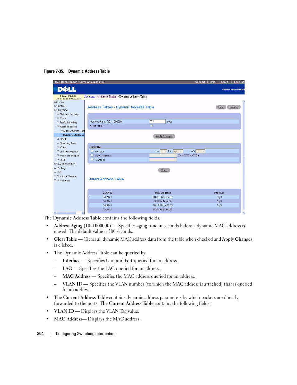 Dell POWEREDGE M1000E User Manual | Page 306 / 737