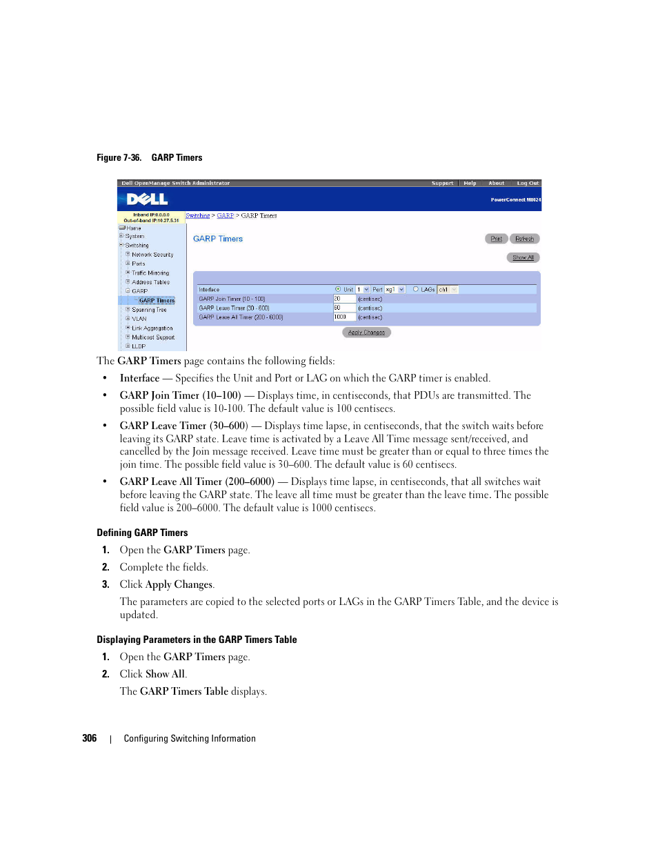 Dell POWEREDGE M1000E User Manual | Page 308 / 737