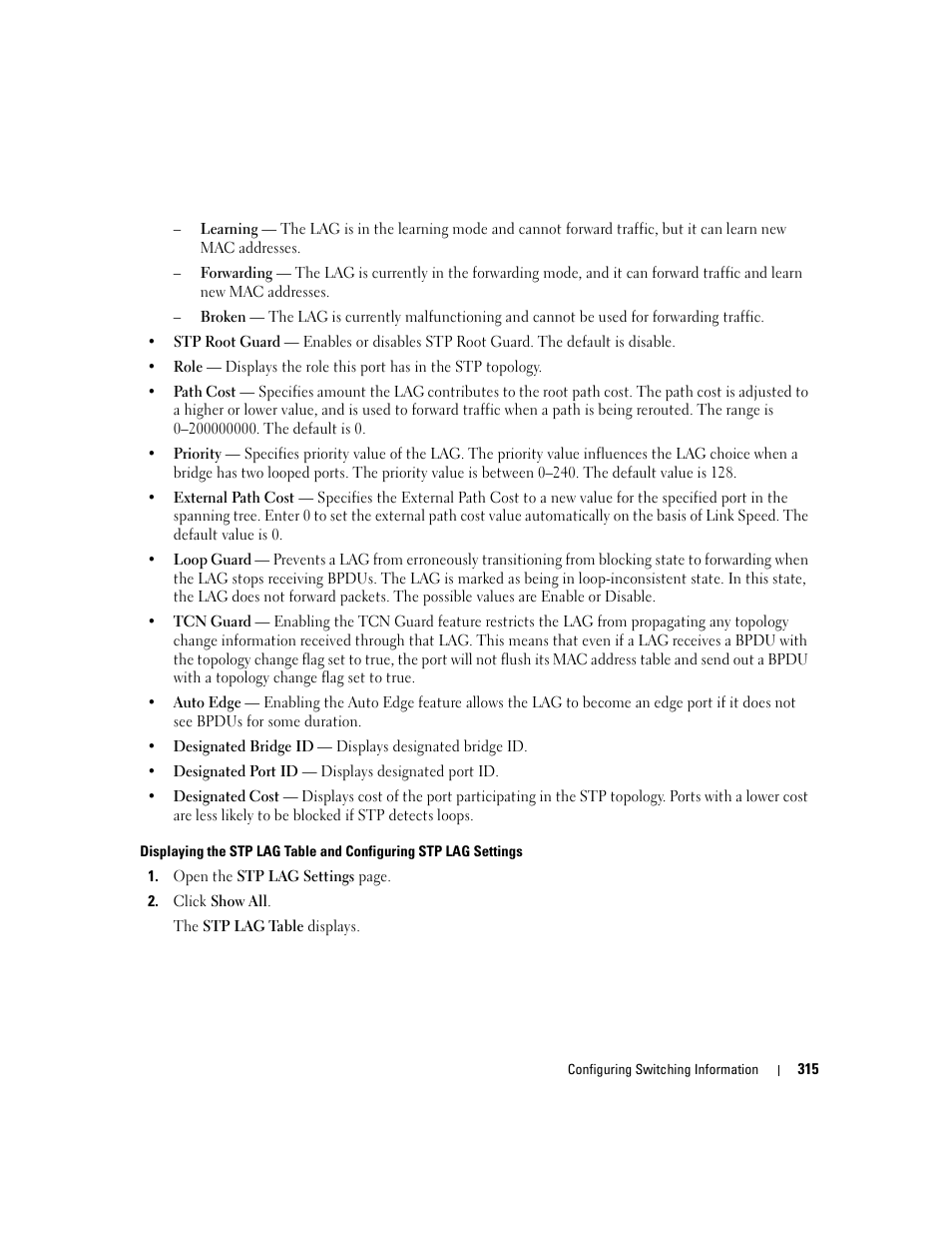 Dell POWEREDGE M1000E User Manual | Page 317 / 737