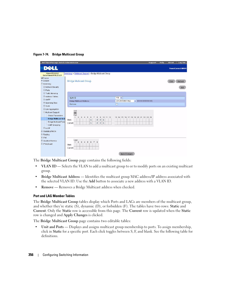 Dell POWEREDGE M1000E User Manual | Page 358 / 737