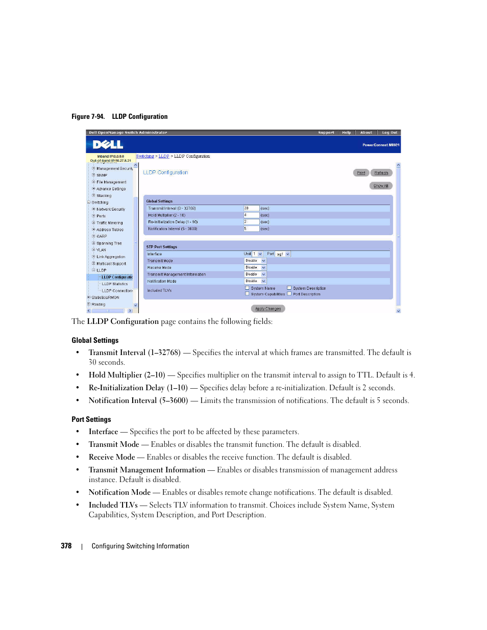 Dell POWEREDGE M1000E User Manual | Page 380 / 737