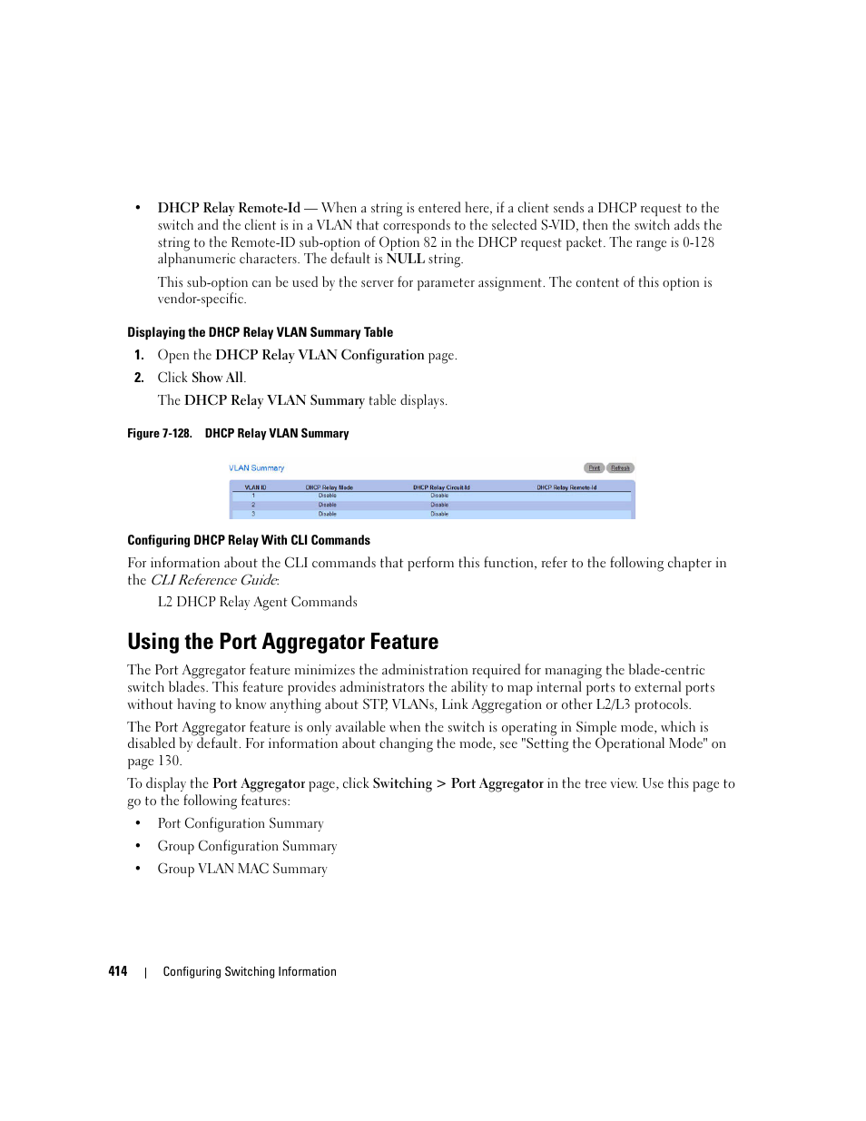 Using the port aggregator feature | Dell POWEREDGE M1000E User Manual | Page 416 / 737