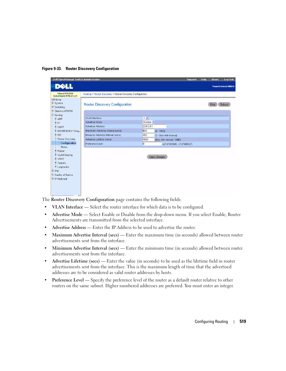 Dell POWEREDGE M1000E User Manual | Page 521 / 737