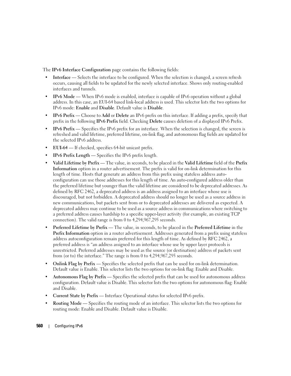 Dell POWEREDGE M1000E User Manual | Page 562 / 737