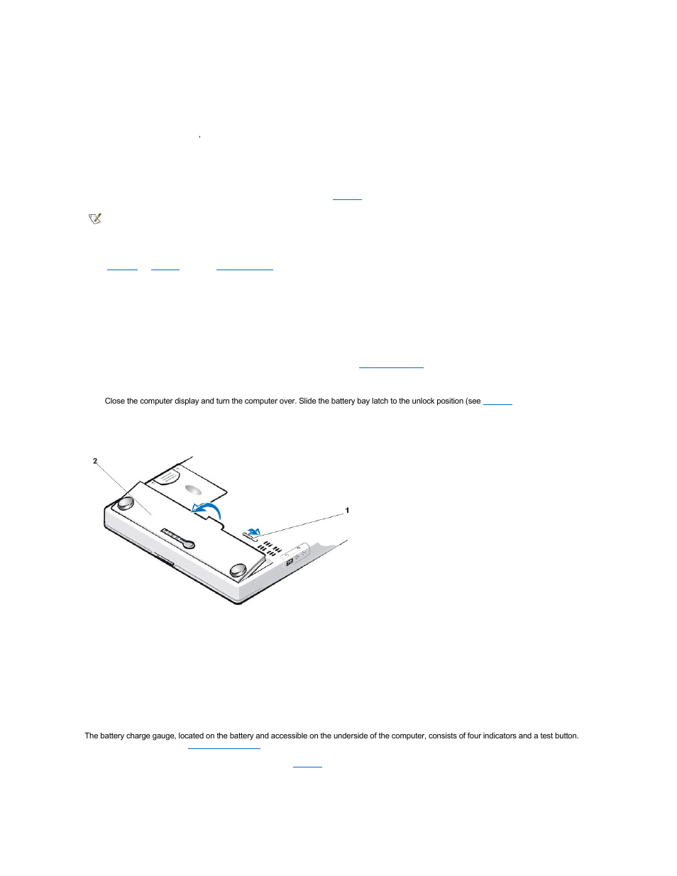 Integrated battery charge gauge | Dell Inspiron 2000 User Manual | Page 19 / 67