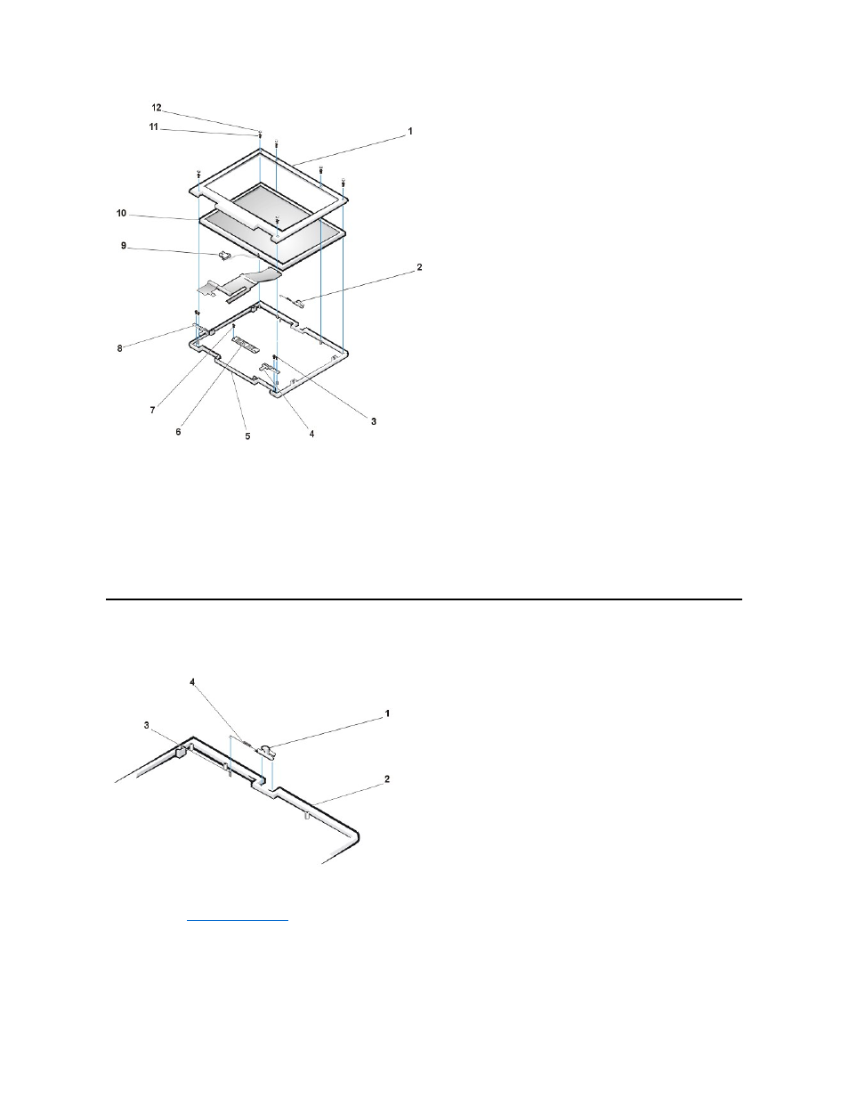 Display assembly latch | Dell Inspiron 2000 User Manual | Page 29 / 67