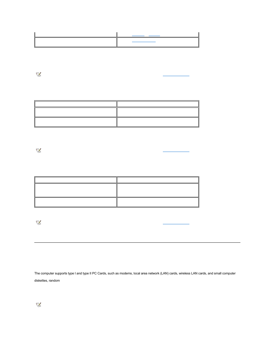 Pc cards | Dell Inspiron 2000 User Manual | Page 64 / 67