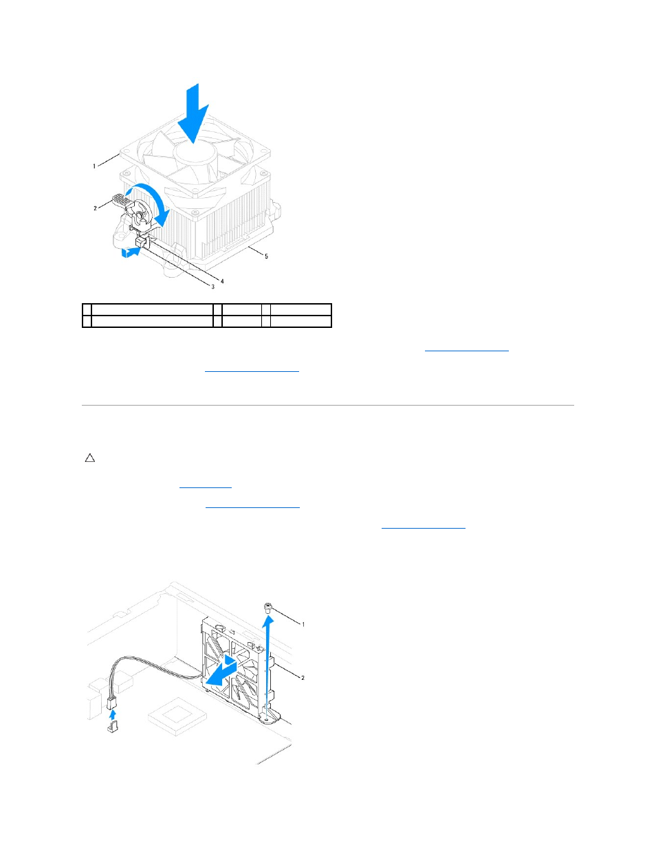 Removing the chassis fan | Dell Inspiron 537s (Mid 2009) User Manual | Page 26 / 49