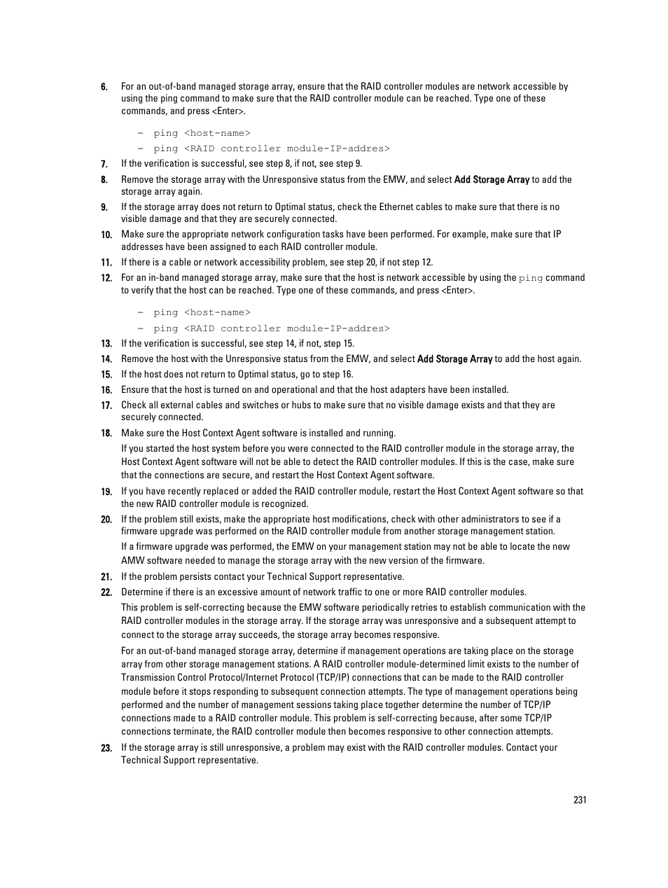 Dell POWERVAULT MD3600I User Manual | Page 231 / 237