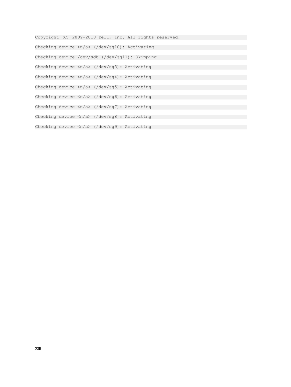 Dell POWERVAULT MD3600I User Manual | Page 236 / 237