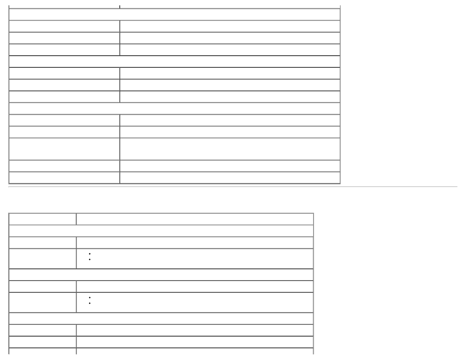 Environmental characteristics | Dell S2740L Monitor User Manual | Page 12 / 53