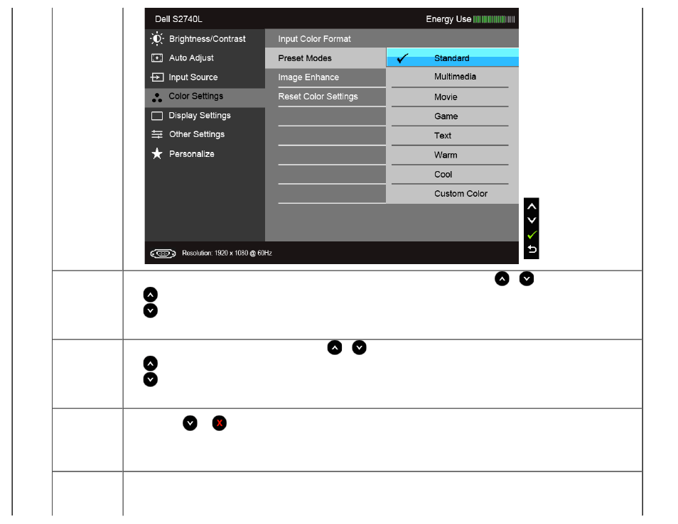 Dell S2740L Monitor User Manual | Page 36 / 53