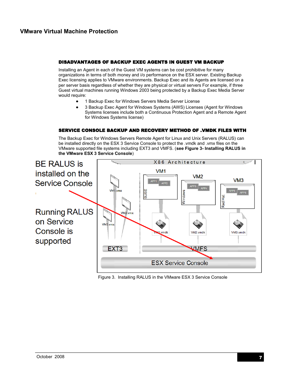 Vmware virtual machine protection | Dell PowerVault DL2000 User Manual | Page 7 / 21