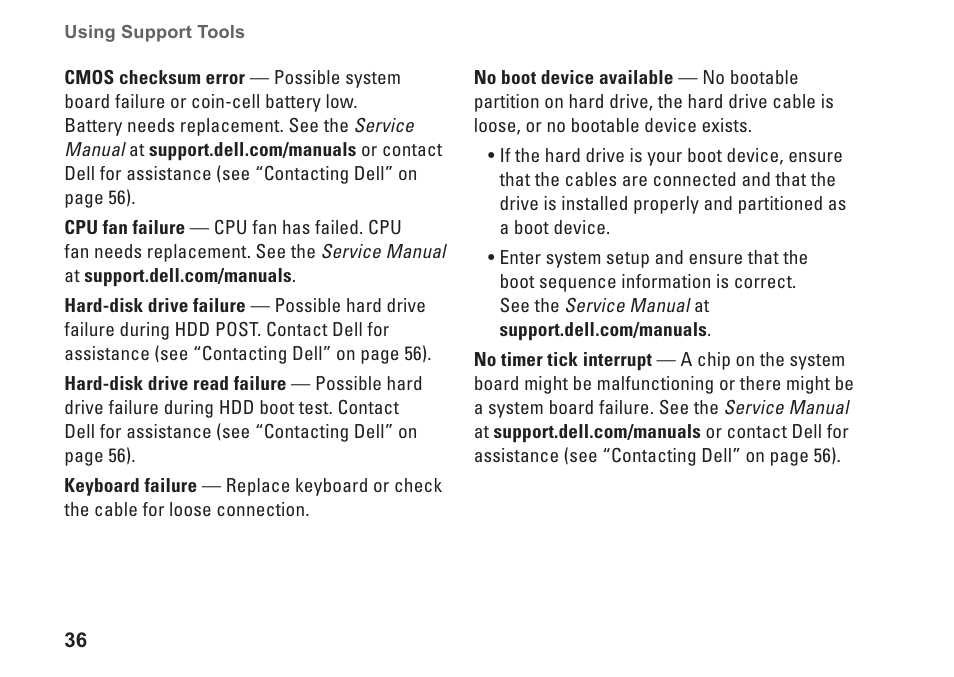 Dell Inpsiron 560s (Late 2009) User Manual | Page 38 / 72