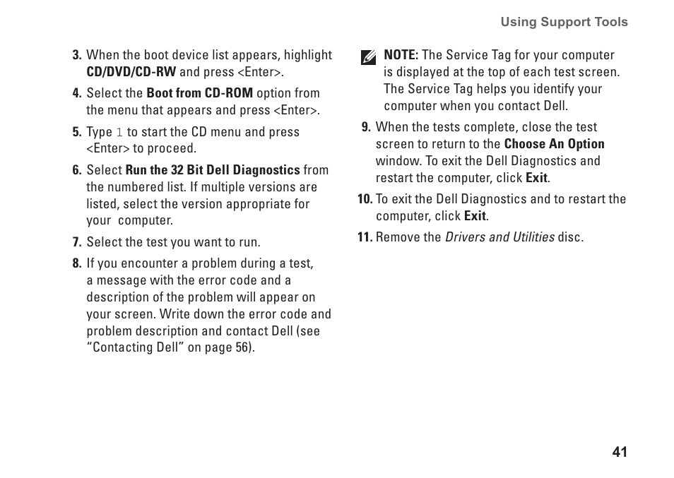 Dell Inpsiron 560s (Late 2009) User Manual | Page 43 / 72