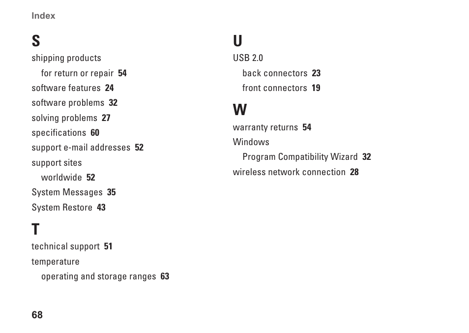 Dell Inpsiron 560s (Late 2009) User Manual | Page 70 / 72