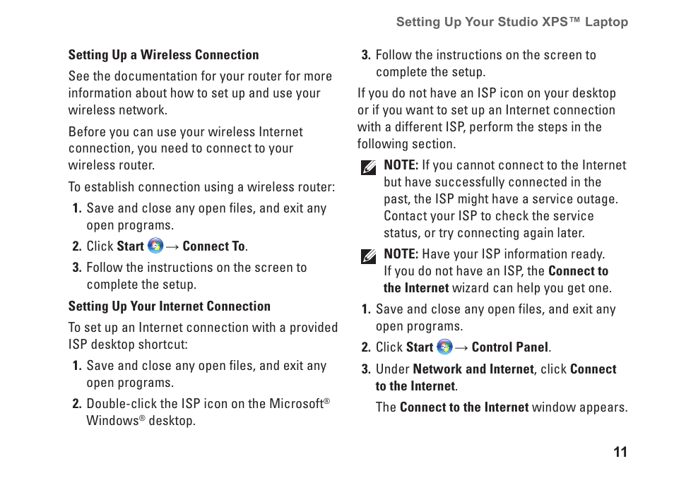 Dell Studio XPS M1340 (Mid 2010) User Manual | Page 13 / 74