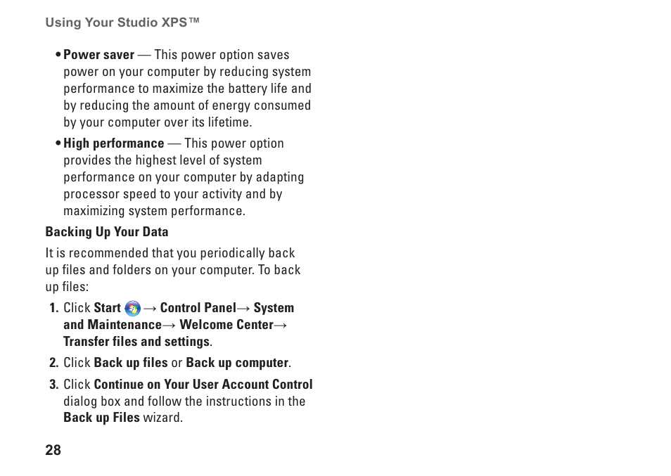 Dell Studio XPS M1340 (Mid 2010) User Manual | Page 30 / 74